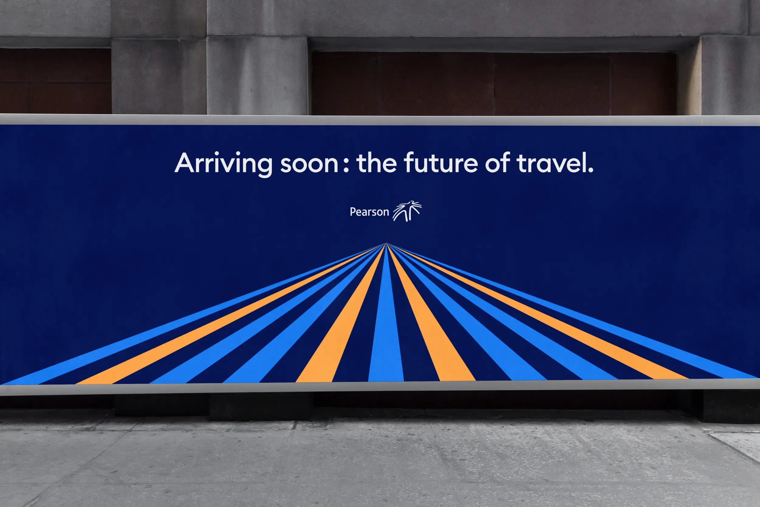 Toronto Pearson Airport branded hoarding